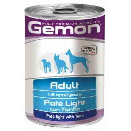 Вологий корм GEMON DOG WET Adult лайт паштет з тунцем 0,4 кг