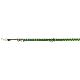 Повідець-перестібка Trixie Cavo Adjustable Lead для собак, плетений, круглий, розмір L-XL, 2 м/18 мм, зелений/салатовий
