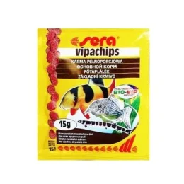 Sera Vipachips корм для риб, що мешкають на дні, в формі чіпсів, 15 г