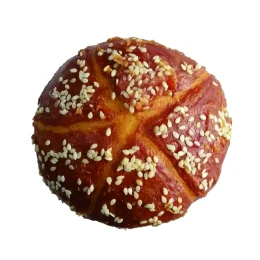 Ласощі булочка Croci Bekery, для собак рол з куркою, 10 см, 110 г, ціна за 1 шт