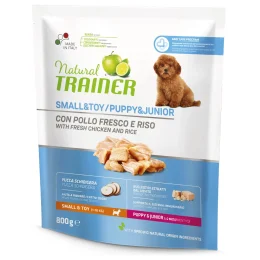 Сухий корм Trainer Natural Super Premium для цуценят дрібних порід у віці від 1 до 10 місяців, 800 г