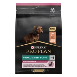 Сухий корм Purina ProPlan Puppy Small&amp;Mini для цуцуценят малих порід з чутливою шкірою, з лососем, 3 кг