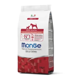 Сухий корм MONGE DOG Mini Starter для собак дрібних порід до 10 кг, 1.5 кг