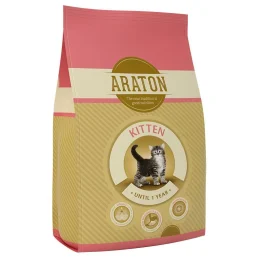 Сухий корм Araton Adult Kitten для котів вагою від 0.5 до 5 кг, 400 г