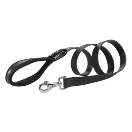 Шкіряний поводок Giotto G25 / 120 Black для собак, 25 мм, 120 см