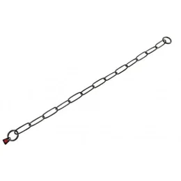 Нашийник-ланцюг Sprenger Long Link для собак, з широким ланкою, чорна сталь, 3 мм, 50 см