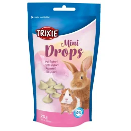 Ласощі Trixie Mini Drops йогурт, для гризунів, 75 г