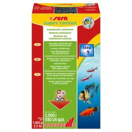 Sera Super Carbon наповнювач для фільтрів, 1000 г