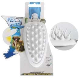 Насадка-щітка FoOlee Easee Soft Massage Pro Medium Brush змінна, для будь-якої вовни, середня, біла