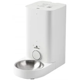 Смарт годівниця Petkit Smart Pet Feeder Mini Stainless Steel Bowl для собак і котів, 2.8 л, біла
