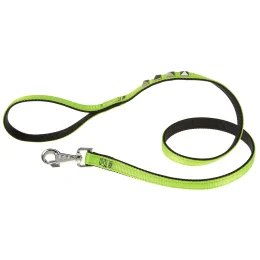Нейлоновий поводок Ferplast Dual Pyramids G20 / 120 Green-Black для собак, 20 мм, 120 см