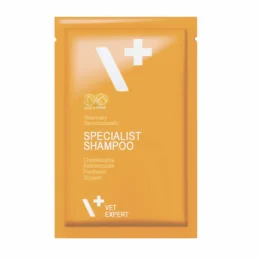 Антибактеріальний протигрибковий шампунь VetExpert Specialist Shampoo для котів та собак, 15 мл×20 сашет