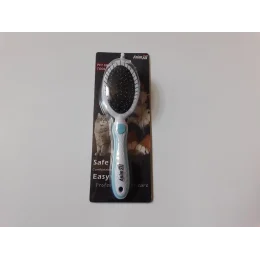 Гребінець-щітка 2 в 1 AnimAll Groom, блакитна
