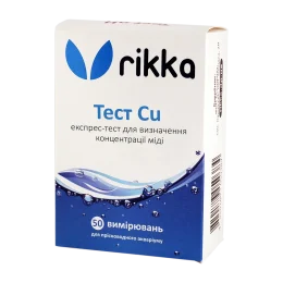 Тест Rikka Cu для визначення концентрації міді у воді (Т-114)