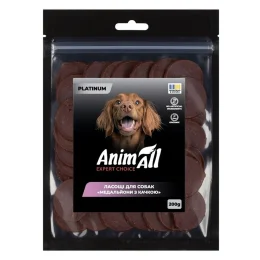 Лакомства AnimAll Platinum Медальоны с уткой для собак, 200 г