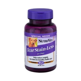 Харчова добавка Nutri-Vet Tear Stain-Less проти сліз для собак, 15 г