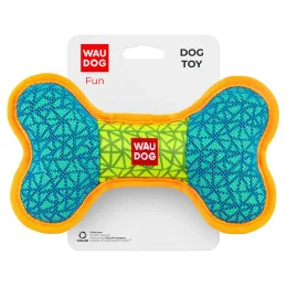 Іграшка Waudog Fun Кістка для собак, 20×12 см, блакитна