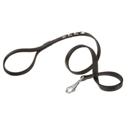 Нейлоновий поводок Ferplast Dual G20 / 120 PI Black для собак, 20 мм, 120 см