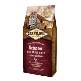 Сухий корм Carnilove Cat Energy & Outdoor, для кішок, північний олень, 6 кг