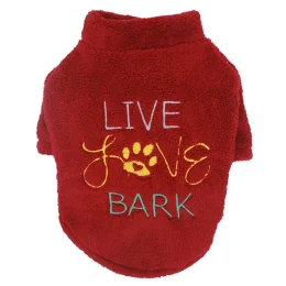 Батник Paw Star Plush для собак, розмір XXL, бургундія