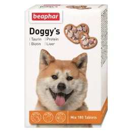 Вітамінізовані ласощі Beaphar Doggy’s Mix для собак, мікс, 180 табл