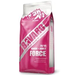 Сухий корм Bavaro Junior + Adult Force 28/16 для цуценят і дорослих собак з високою потребою в енергії, 18 кг