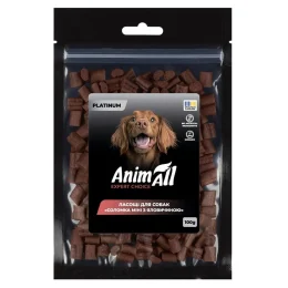 Лакомства AnimAll Platinum Соломка мини с говядиной для собак, 100 г