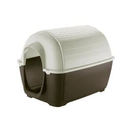 Пластикова будка Ferplast Kenny Mini Plastic Kennel для собак у формі голку, 40x66x40 см