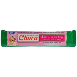 Ласощі INABA "Churu" для собак, вершковий мус курка з лососем, 1 стік, 20 гр