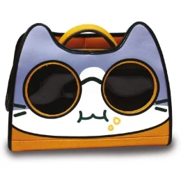 Рюкзак Croci Catmania Tomodachi для котів до 10 кг, оранжевий, 40×20×36 см
