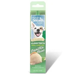 Гель для чищення зубів TropiClean Clean Teeth Gel Vanilla Mint "Ванільна м'ята" для собак, 59 мл