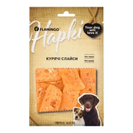 Ласощі Flamingo для собак, курячі слайси, 75 г