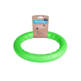 Кільце для апортировки PitchDog, салатова, діаметр - 28 см