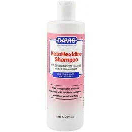 Шампунь Davis KetoHexidine Shampoo для собак і котів із захворюваннями шкіри, 50 мл