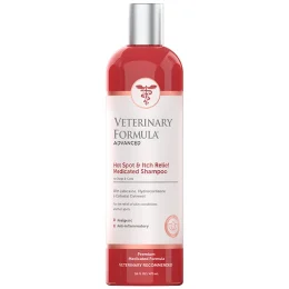 Шампунь Veterinary Formula Advanced Hot Spot &amp; Itch Relief Shampoo, для собак і кішок, антиалергенний, 0.473 л