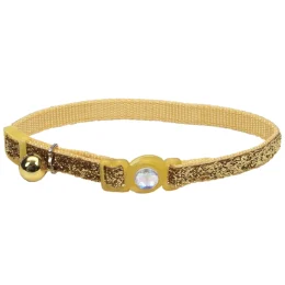 Безпечний нашийник Coastal Fashion Safe Cat для котів, золотий, 1×30 см