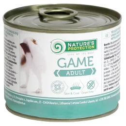 Консерва Natures Protection Adult Game для дорослих собак, 200 г