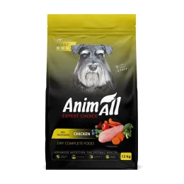Сухий корм AnimAll для собак, зі свіжою куркою, 12 кг