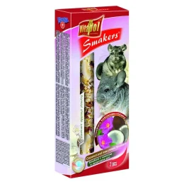 Колба Vitapol Smakers для шиншил, кокоси і пелюстки троянд, упаковка 2 шт