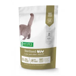 Сухий корм Natures Protection Sterilised Adult для стерилізованих котів, 400 г