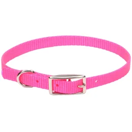 Нашийник Coastal Nylon Web для собак, ярко-рожевий, 1×30 см