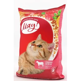 Сухий корм Мяу м'ясної для котів, 11 кг