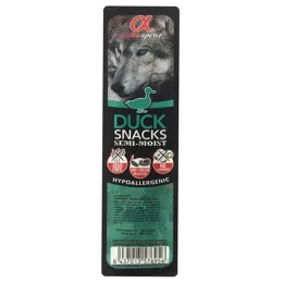 Напіввологі ласощі Alpha Spirit Snacks Duck для собак всіх порід cо смаком качки, 35 г