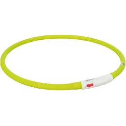 Нашийник Trixie Flash Light USB XS-XL світиться, 70 см х 10 мм, зелений