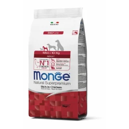 Сухий корм MONGE DOG Mini Adult курка з рисом, 3 кг