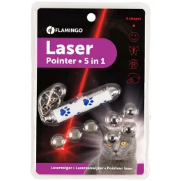 Іграшка Flamingo Laser Pointer 5-in-1 лазерна указка, для кішок