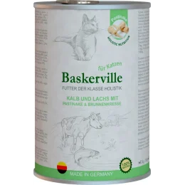 Вологий корм Baskerville Holistic Kalb und Lachs для котів, телятина і лосось, 400 г