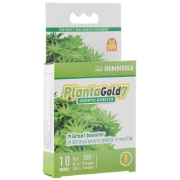 Стимулятор росту Dennerle PlantaGold 7 для всіх акваріумних рослин в капсулах, 10 шт.