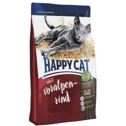 Сухий корм Happy Cat Supreme Adult Voralpen-Rind для дорослих котів, з яловичиною, 1.4 кг