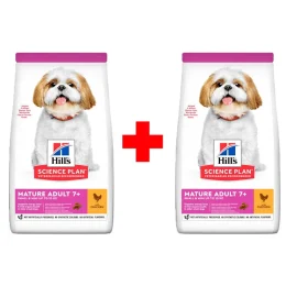 Сухий корм Hill's Science  Plan Mature Adult Small & Mini для собак, з куркою, 300 + 300 г